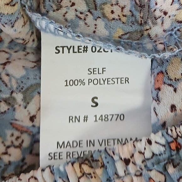 Sienna Sky ladies pastel floral blouse - size small - Picture 6 of 8
